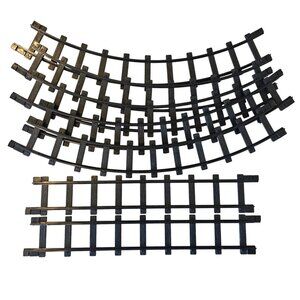 The Grinch Express Train Tracks Replacement Pieces 7 Pcs 2 Straight 5 Curved